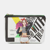 Nicole Lee USA Printed Large Cosmetic Pouch - College Girl