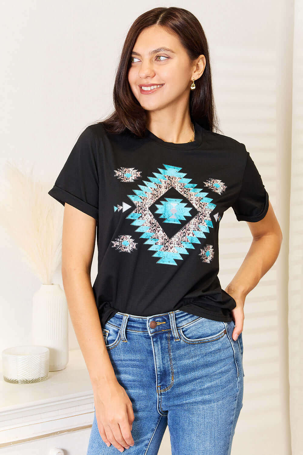 SIMPLY LOVE Graphic Short Sleeve T-Shirt at Bella Road