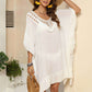 BELLA ROAD Cutout Ruffled Half Sleeve Cover-Up at Bella Road