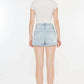 KANCAN High Rise Repaired Mom Denim Shorts at Bella Road