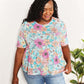 DOUBLE TAKE Floral Round Neck Babydoll Top at Bella Road