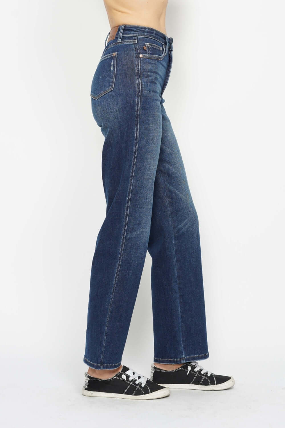 High Waist Tummy Control Judy Blue Jeans for a sleek silhouette, featuring a high waistband that shapes and smooths for a slimming effect