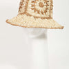 Contrast Geometric Wide Brim Hat - IV