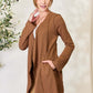 Open Front Long Sleeve Cardigan