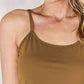 BASIC BAE Full Size Round Neck Slim Cami at Bella Road