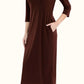 CELESTE Full Size Round Neck Midi Dress at Bella Road