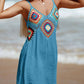 Cutout V-Neck Cover-Up Dress