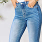 BAYEAS Slit Flare Jeans at Bella Road