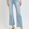 RISEN Full Size High Rise Ankle Flare Jeans - Light