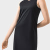 Millennia Round Neck Sleeveless Active Dress - Black