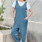 DOUBLE TAKE Full Size Sleeveless Straight Jumpsuit at Bella Road