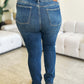 High Waist Skinny Jeans by Judy Blue showcasing the back view.