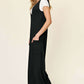 DOUBLE TAKE Full Size Sleeveless Wide Leg Jumpsuit with Pockets at Bella Road