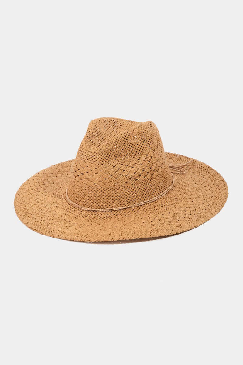 FAME Straw Braided Sun Hat at Bella Road