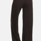 High Waist Drawstring Wide Leg Pants