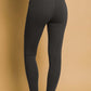 Love Tree high waist leggings with side pockets shown from the back, perfect for workouts and casual wear.