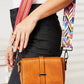 SHOMICO PU Leather Wide Strap Crossbody Bag at Bella Road