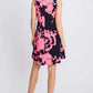 HEIMISH Full Size Floral V-Neck Tank Dress with Pockets at Bella Road