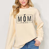 Letter Graphic Long Sleeve Sweatshirt | Full Size - Sand