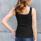 BASIC BAE Full Size Square Neck Wide Strap Tank at Bella Road