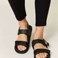 WILD DIVA Velcro Double Strap Slingback Sandals at Bella Road