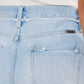 KANCAN Distressed Button Fly Denim Shorts at Bella Road