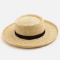 FAME Wide Brim Straw Weave Hat at Bella Road