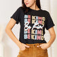 SIMPLY LOVE BE KIND Graphic Round Neck T-Shirt at Bella Road