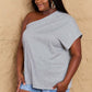 in My Groove One Shoulder Loose Top