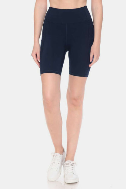 High Waist Active Shorts | Full Size