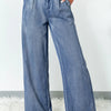 High Waist Wide Leg Jeans - Medium