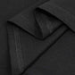 Close-up of the black fabric and stitching details of the Bella Road graphic T-shirt, showcasing its quality and finish.