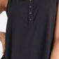 NINEXIS Square Neck Half Button Tank at Bella Road