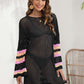 BELLA ROAD Openwork Contrast Long Sleeve Cover-Up at Bella Road