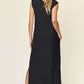 DOUBLE TAKE Full Size Texture Mock Neck Sleeveless Maxi Dress at Bella Road