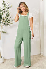 DOUBLE TAKE Full Size Wide Strap Overall with Pockets at Bella Road