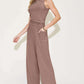 BASIC BAE Full Size Ribbed Tank and Wide Leg Pants Set at Bella Road