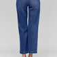 Back view of RISEN Tummy Control High Rise Crop Jeans showcasing a flattering fit and stylish crop length.