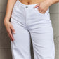 Raelene High Waist Wide Leg Jeans in White from Risen Jeans showcasing chic high-rise fit and retro wide leg design.