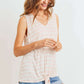 COTTON BLEU Sleeveless Front Tie Striped Top at Bella Road