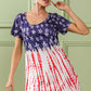 American Flag Theme Tee Dress