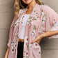 JUSTIN TAYLOR Aurora Rose Floral Kimono at Bella Road