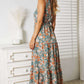 DOUBLE TAKE Floral V-Neck Tiered Sleeveless Dress at Bella Road