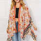 JUSTIN TAYLOR Peachy Keen Cover-Up Kimono at Bella Road