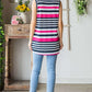 HEIMISH Full Size Striped Twist Knot Round Neck Tank at Bella Road