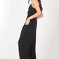 VERY J Pintuck Detail Woven Sleeveless Jumpsuit at Bella Road