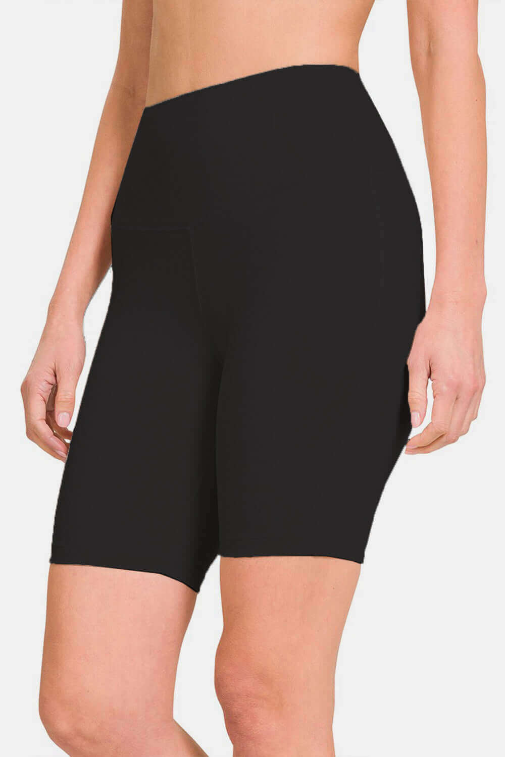 ZENANA High Waist Active Shorts at Bella Road