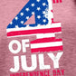 4th OF JULY INDEPENDENCE DAY Graphic Tee