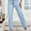 Bella Road High Waist Jeans with Pockets - Light