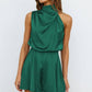 Turtleneck Sleeveless Romper